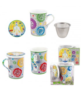 TAZA CHAKRA INFUSION CON FILTRO
