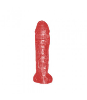 VELA PENE FALO ROJO