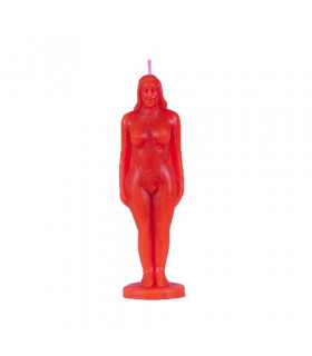 VELA MUJER ROJA
