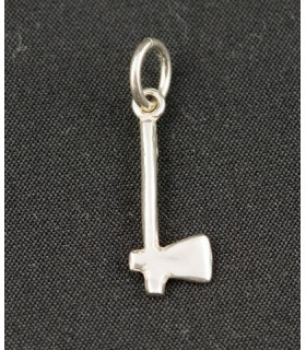 COLGANTE HACHA PLATA