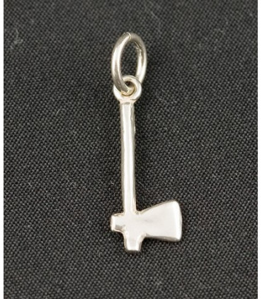 COLGANTE HACHA PLATA