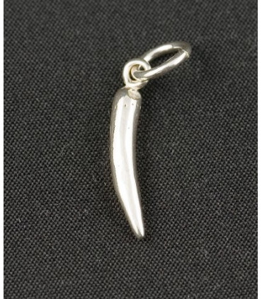 COLGANTE CUERNO PLATA