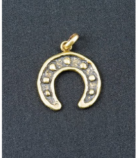 COLGANTE HERRADURA BRONCE