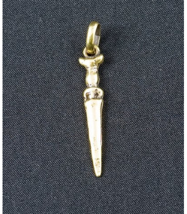 COLGANTE PUÑAL BRONCE